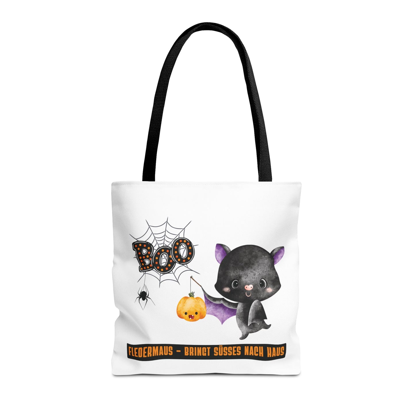 Halloween Tragetasche Kinder – Fledermaus Motiv | Süßigkeitentasche Trick-or-Treat Beutel - MundS Design Shop