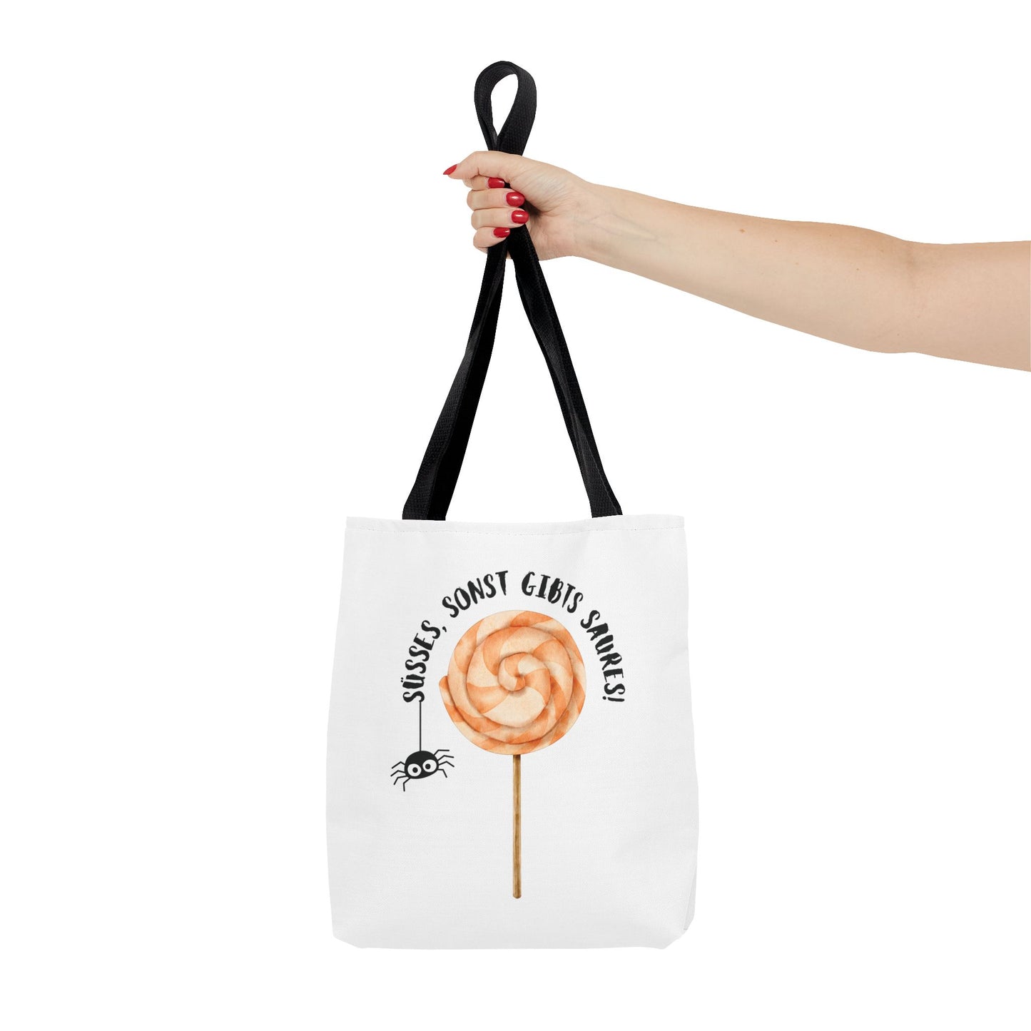 Halloween Tragetasche Kinder – Lolli Motiv | Süßigkeitentasche Trick-or-Treat Beutel - MundS Design Shop