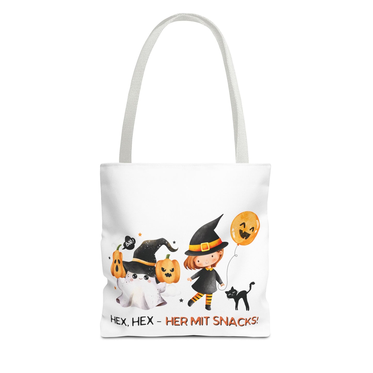 Halloween Tragetasche Kinder – Niedliche Motive | Süßigkeitentasche Trick-or-Treat Beutel - MundS Design Shop