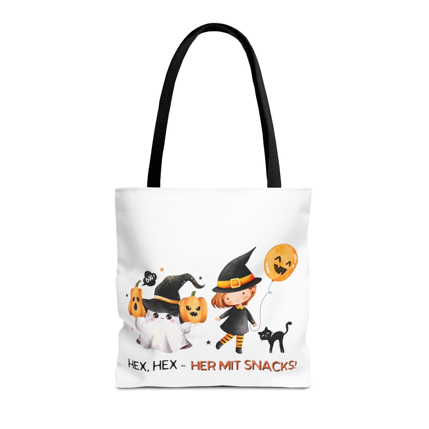 Halloween Tragetasche Kinder – Niedliche Motive | Süßigkeitentasche Trick-or-Treat Beutel - MundS Design Shop