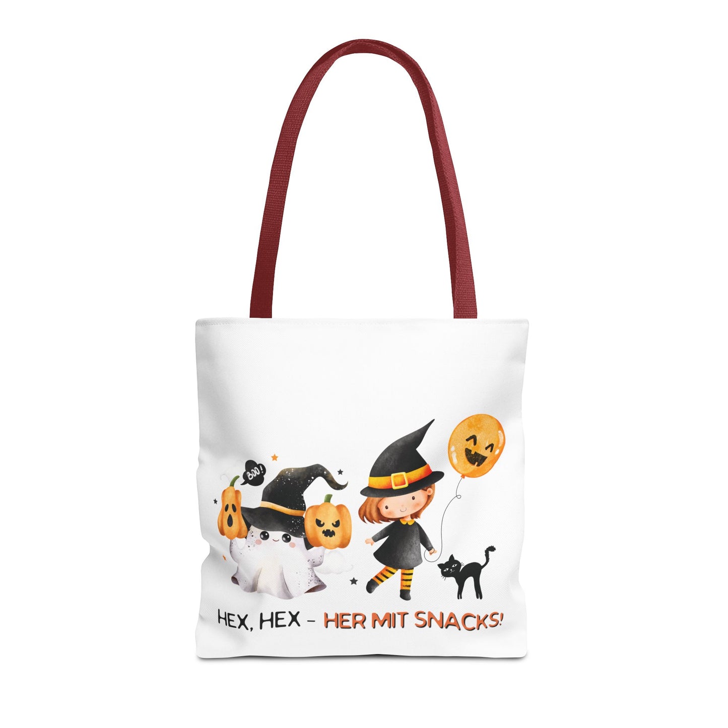 Halloween Tragetasche Kinder – Niedliche Motive | Süßigkeitentasche Trick-or-Treat Beutel - MundS Design Shop