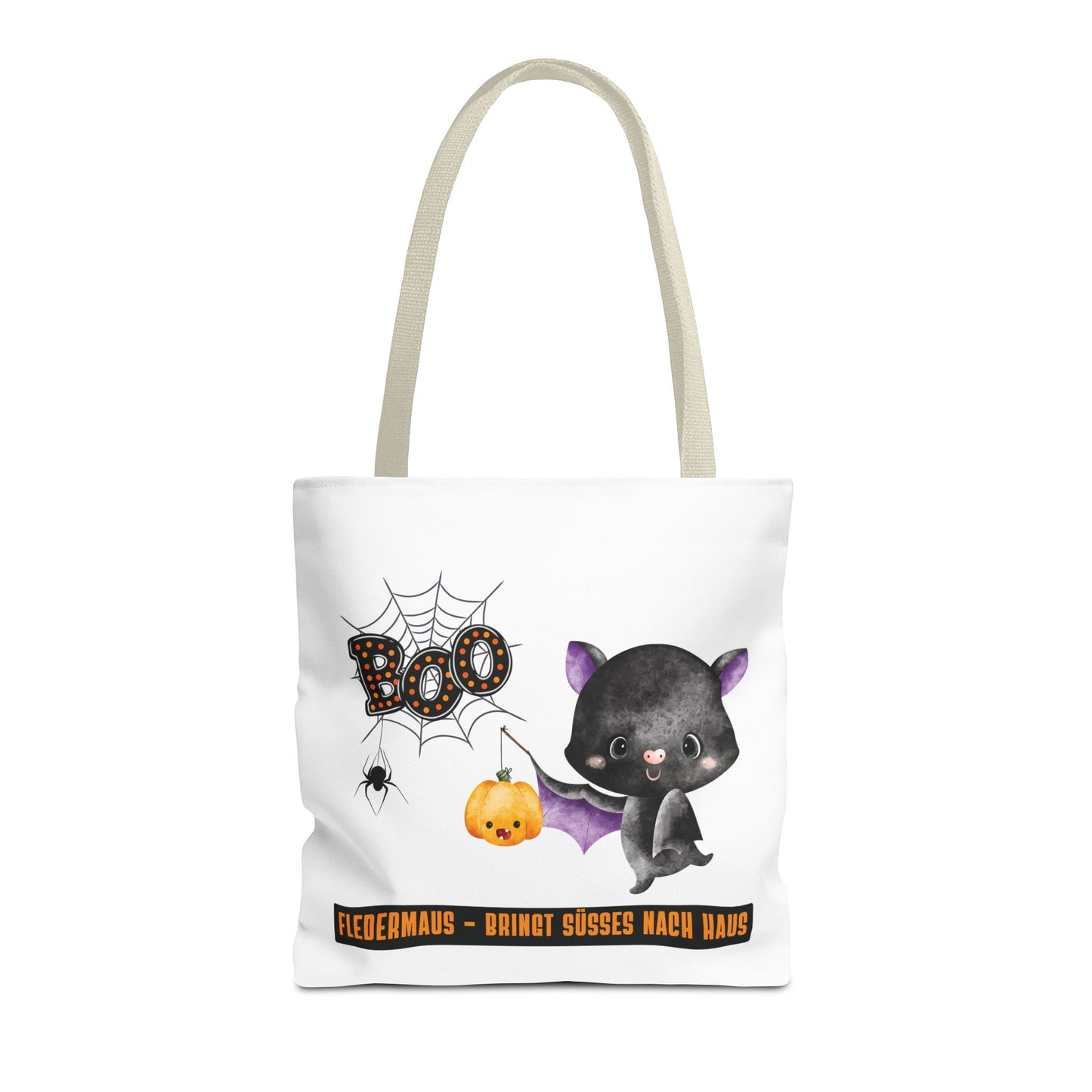 Halloween Tragetasche Kinder – Fledermaus Motiv | Süßigkeitentasche Trick-or-Treat Beutel - MundS Design Shop