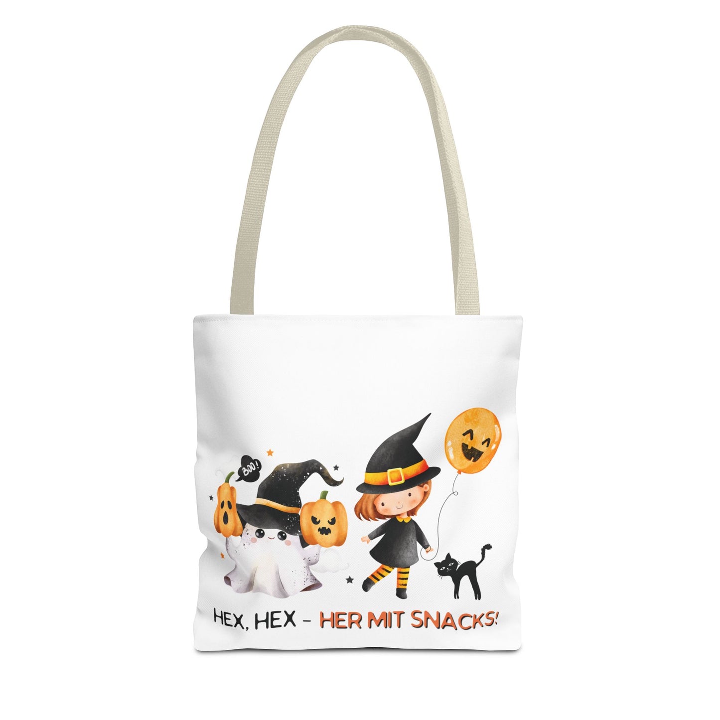 Halloween Tragetasche Kinder – Niedliche Motive | Süßigkeitentasche Trick-or-Treat Beutel - MundS Design Shop
