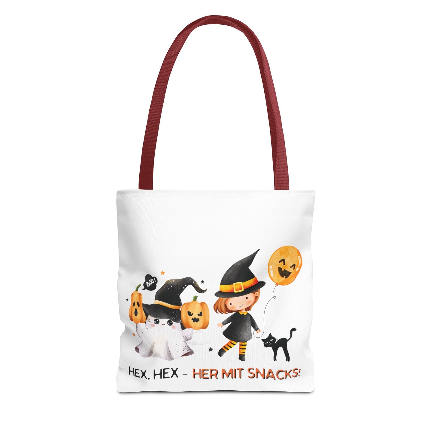 Halloween Tragetasche Kinder – Niedliche Motive | Süßigkeitentasche Trick-or-Treat Beutel - MundS Design Shop