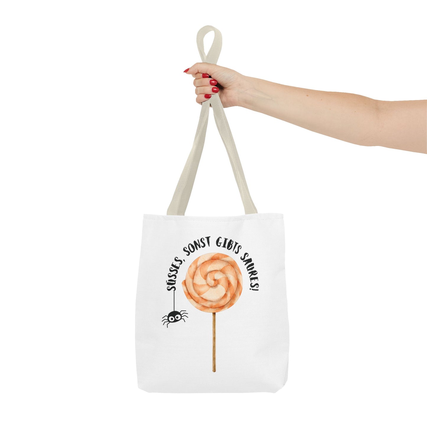 Halloween Tragetasche Kinder – Lolli Motiv | Süßigkeitentasche Trick-or-Treat Beutel - MundS Design Shop