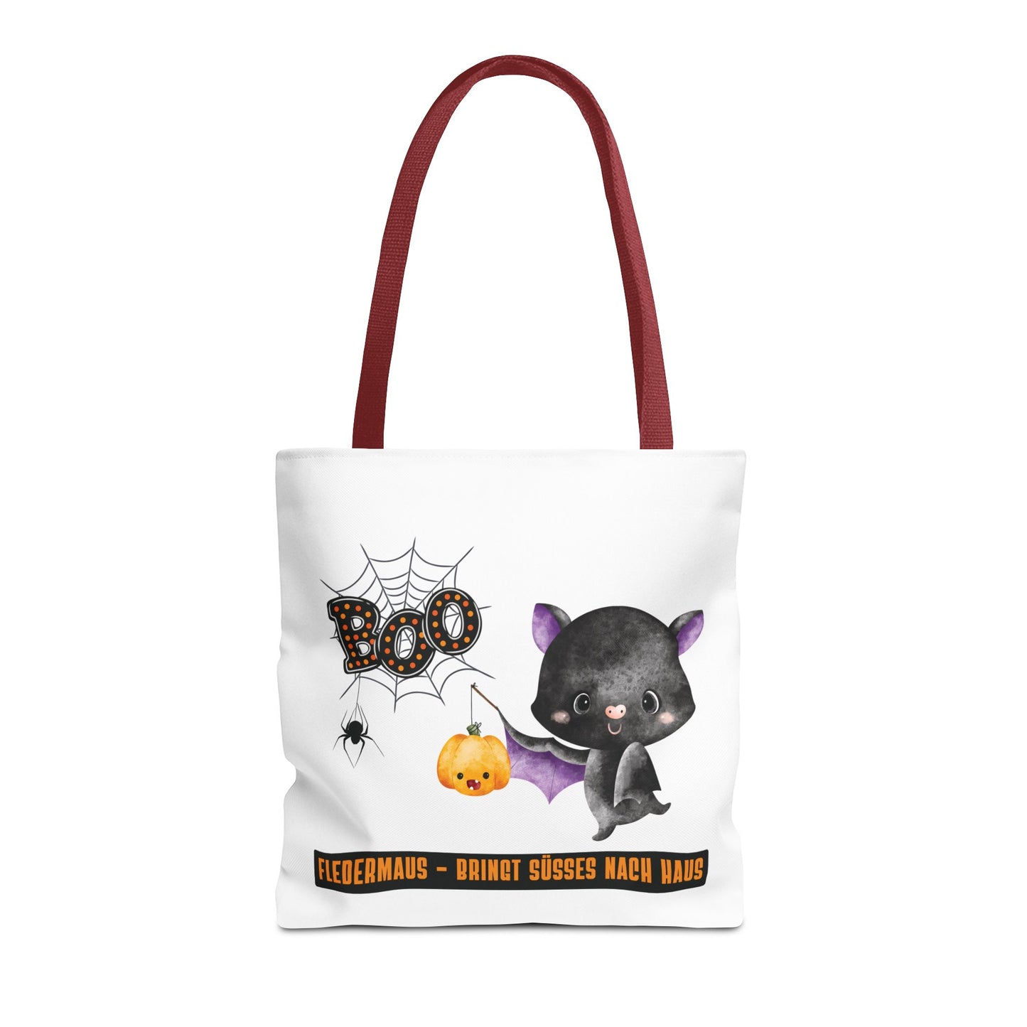 Halloween Tragetasche Kinder – Fledermaus Motiv | Süßigkeitentasche Trick-or-Treat Beutel - MundS Design Shop