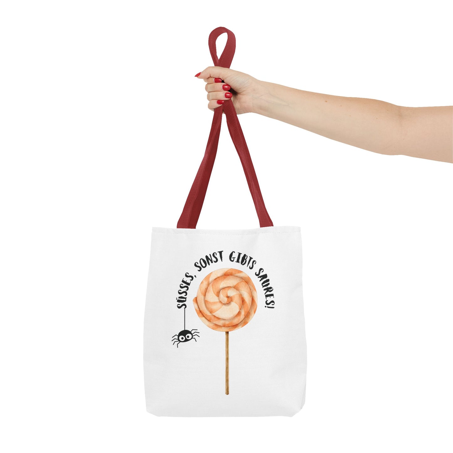 Halloween Tragetasche Kinder – Lolli Motiv | Süßigkeitentasche Trick-or-Treat Beutel - MundS Design Shop