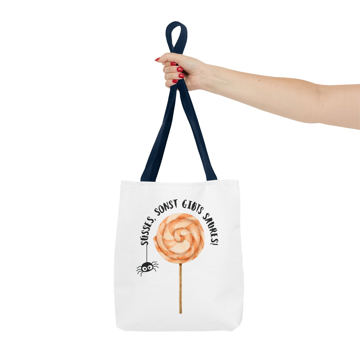 Halloween Tragetasche Kinder – Lolli Motiv | Süßigkeitentasche Trick-or-Treat Beutel - MundS Design Shop