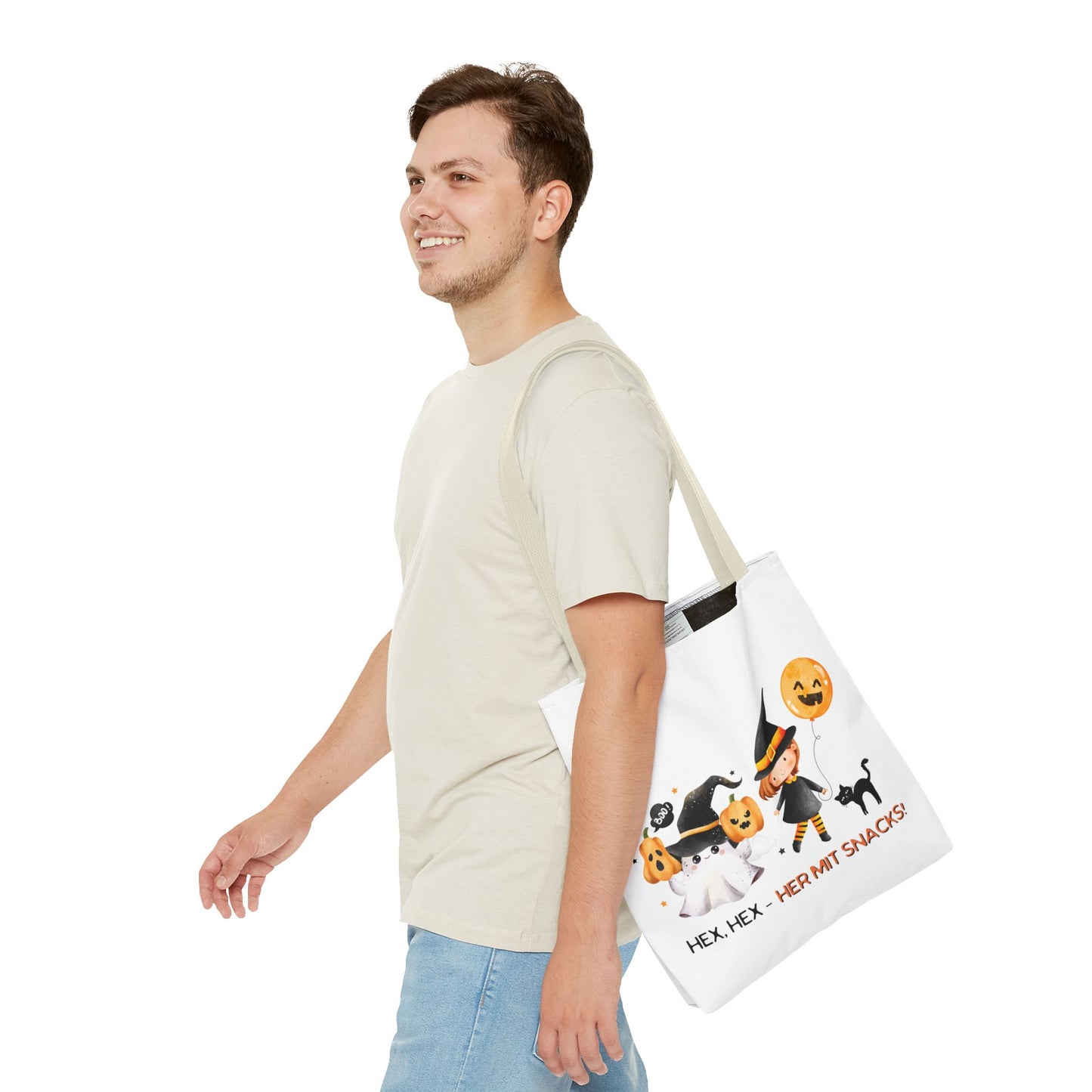 Halloween Tragetasche Kinder – Niedliche Motive | Süßigkeitentasche Trick-or-Treat Beutel - MundS Design Shop