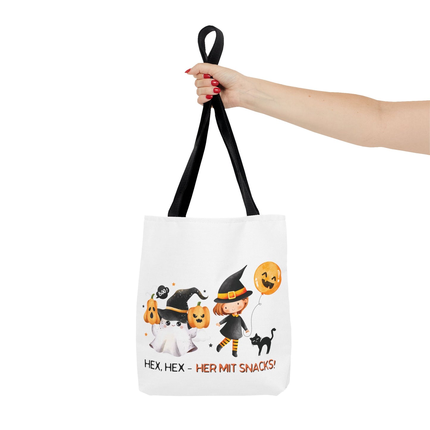 Halloween Tragetasche Kinder – Niedliche Motive | Süßigkeitentasche Trick-or-Treat Beutel - MundS Design Shop