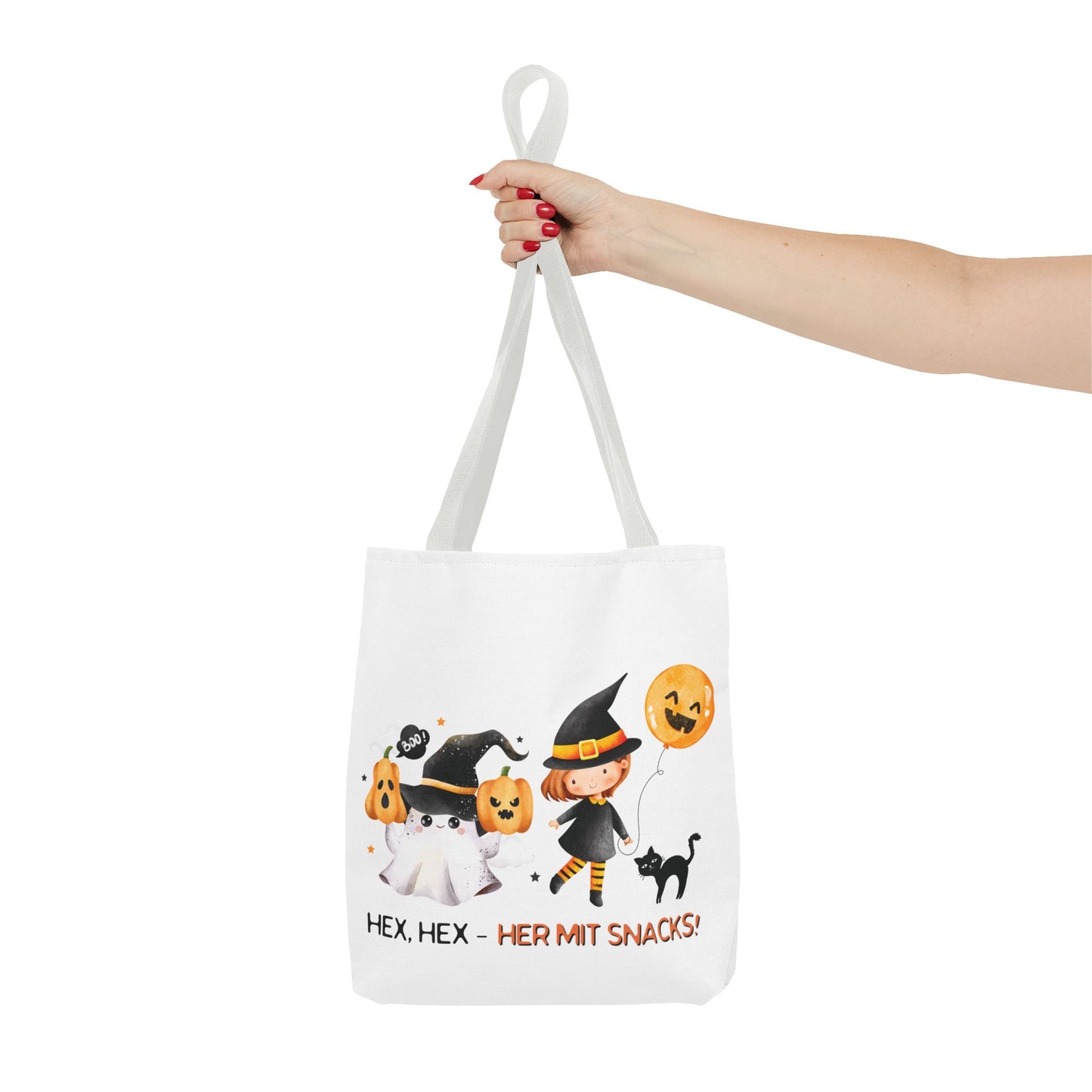 Halloween Tragetasche Kinder – Niedliche Motive | Süßigkeitentasche Trick-or-Treat Beutel - MundS Design Shop
