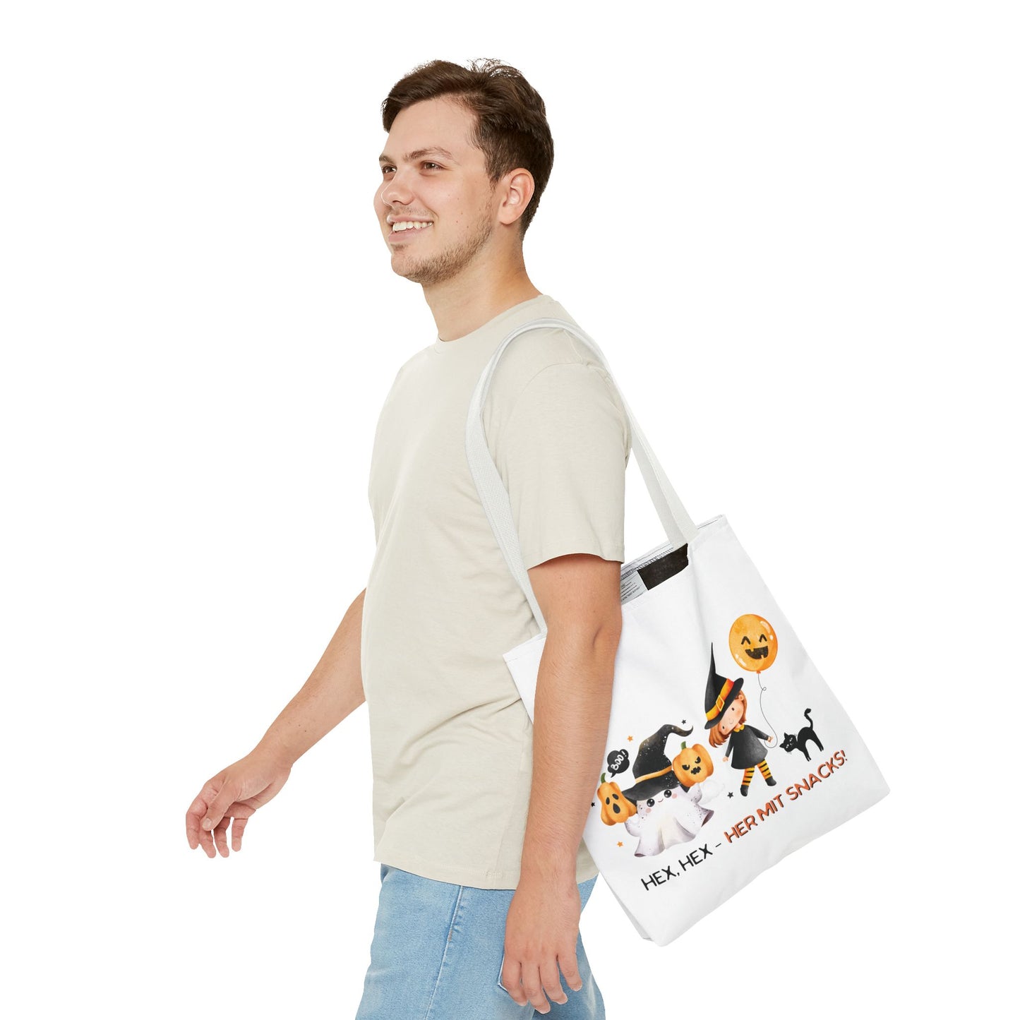 Halloween Tragetasche Kinder – Niedliche Motive | Süßigkeitentasche Trick-or-Treat Beutel - MundS Design Shop