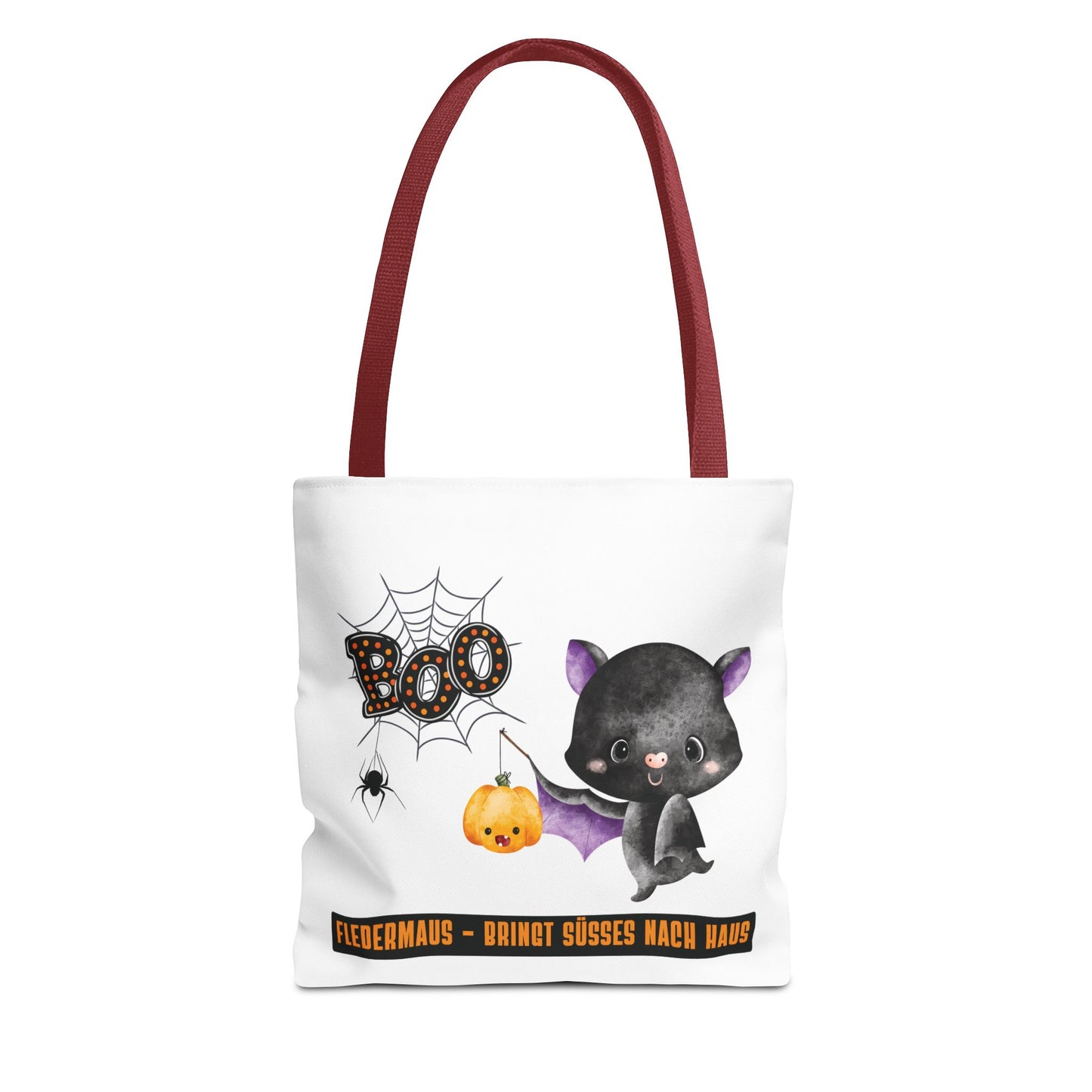 Halloween Tragetasche Kinder – Fledermaus Motiv | Süßigkeitentasche Trick-or-Treat Beutel - MundS Design Shop