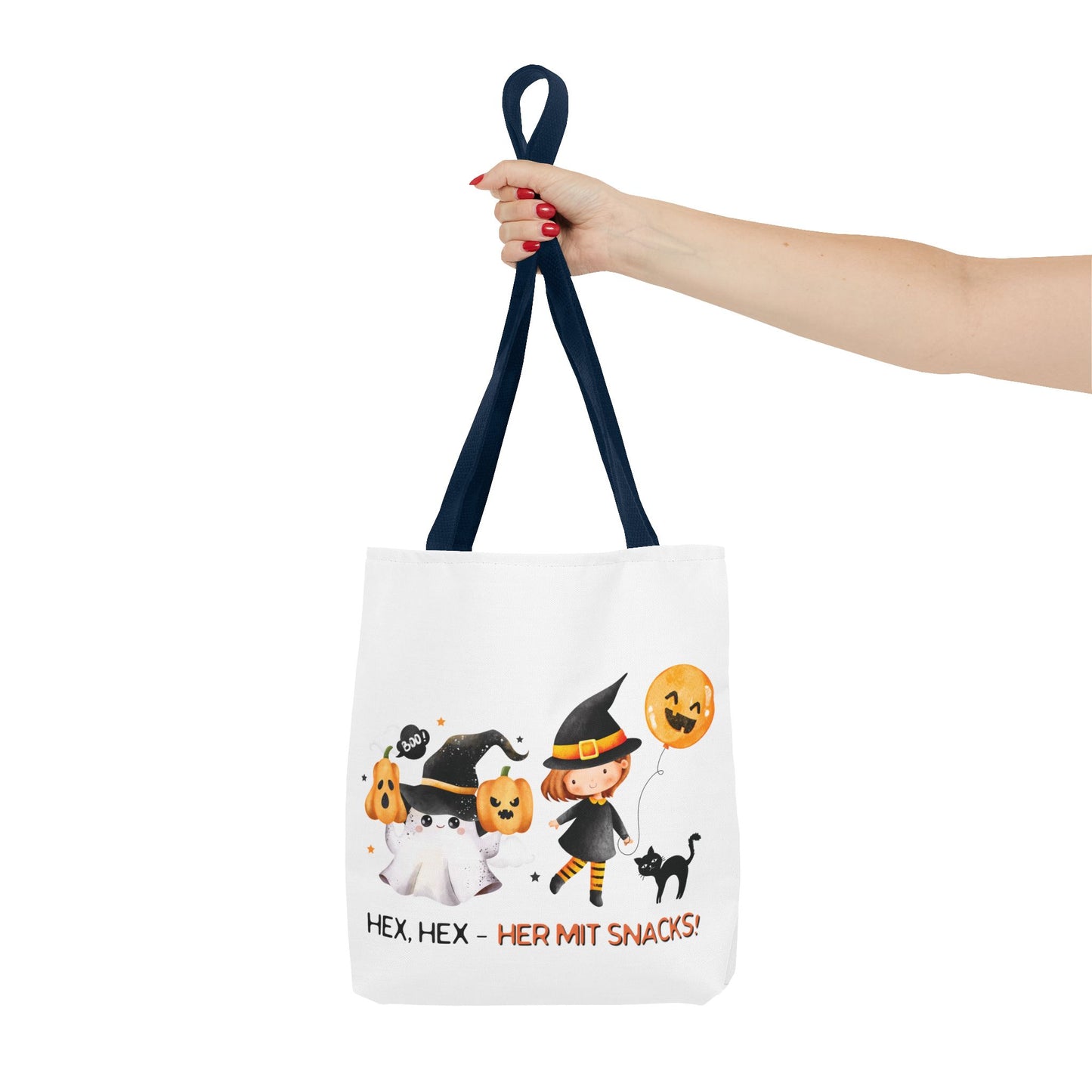 Halloween Tragetasche Kinder – Niedliche Motive | Süßigkeitentasche Trick-or-Treat Beutel - MundS Design Shop