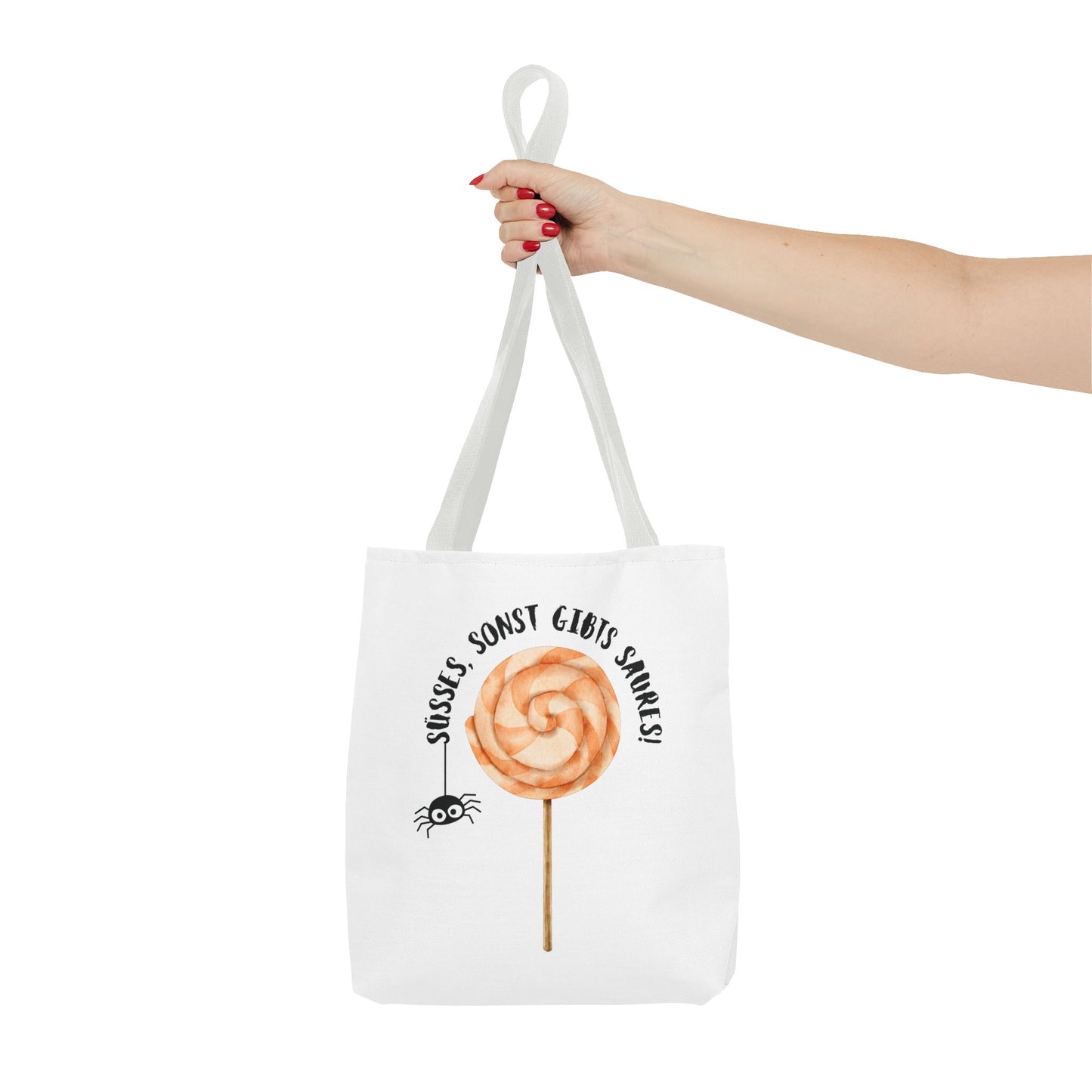 Halloween Tragetasche Kinder – Lolli Motiv | Süßigkeitentasche Trick-or-Treat Beutel - MundS Design Shop