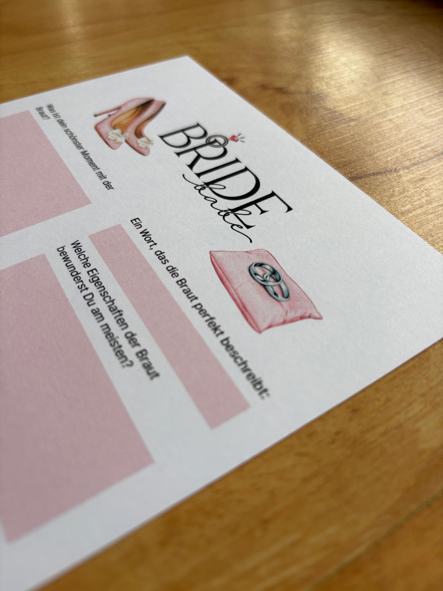 Stilvolle Gästebuchkarten für Junggesellinnenabschied & Bridal Shower. Persönliche Botschaften + unvergessliche Erinnerungen für die Braut. - MundS Design Shop