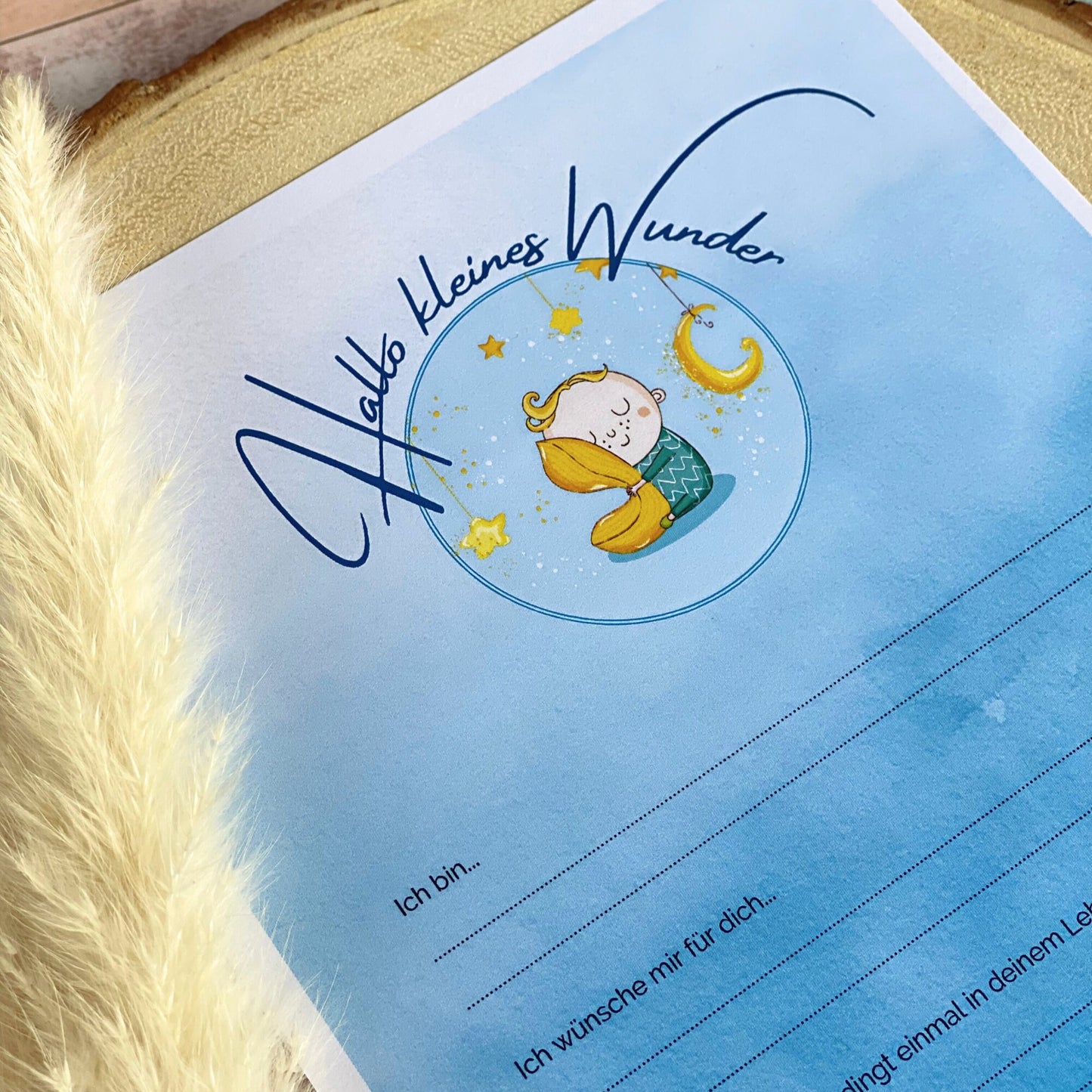 Tippkarten für die Babyparty | Es wird ein Junge - MundS Design Shop