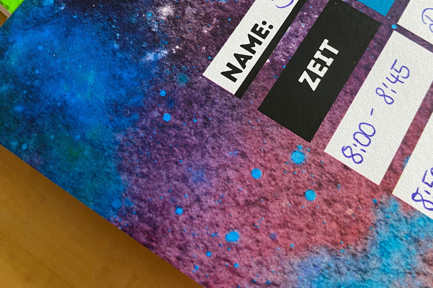 Stundenplan "Astronaut/Weltall" für die Grundschule/Einschulung zum selber Ausdrucken - MundS Design Shop