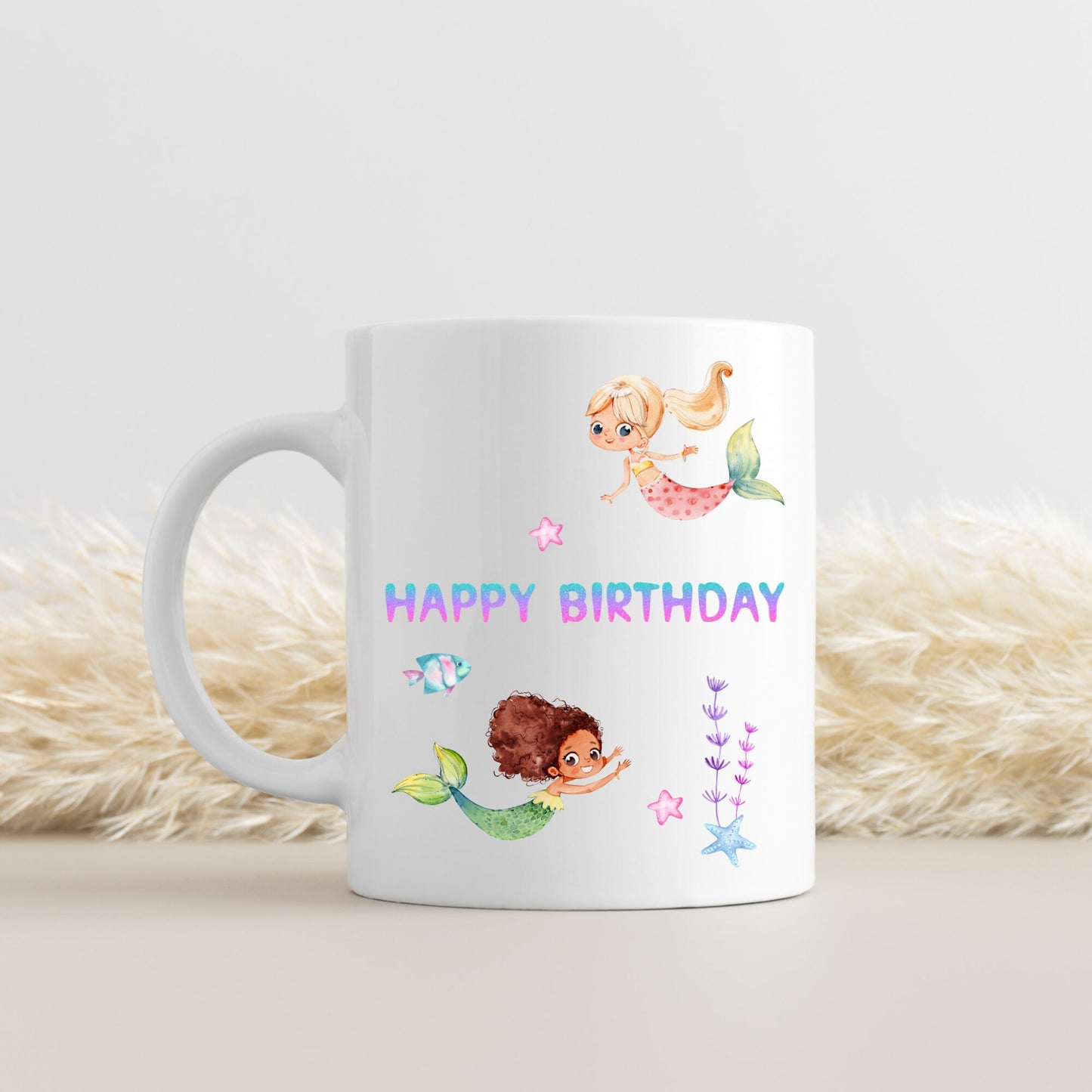 Kerzentattoos Meerjungfrau/Mermaid für den Geburtstag | DIN A4 - MundS Design Shop