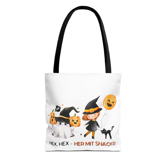 Halloween Tragetasche Kinder – Niedliche Motive | Süßigkeitentasche Trick-or-Treat Beutel - MundS Design Shop