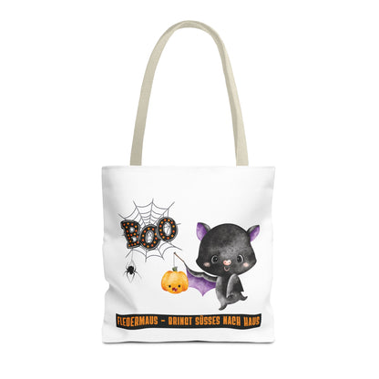 Halloween Tragetasche Kinder – Fledermaus Motiv | Süßigkeitentasche Trick-or-Treat Beutel - MundS Design Shop