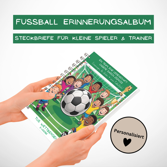 Dein persönliches Fußball-Erinnerungsalbum – Halte die besten Momente deiner Mannschaft fest! - MundS Design Shop