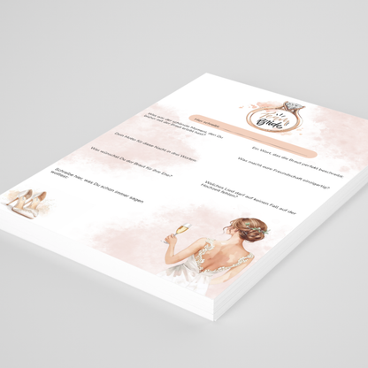 Edle Gästebuchkarten für den Junggesellinnenabschied – unvergessliche Erinnerungen für die Braut! - MundS Design Shop