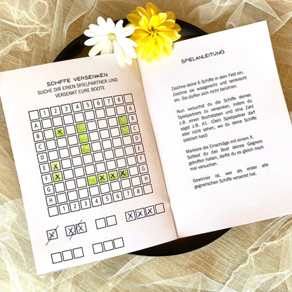 Kinder Mal- und Rätselheft für die Hochzeit | Gastgeschenk für Kinder zur Hochzeit - MundS Design Shop